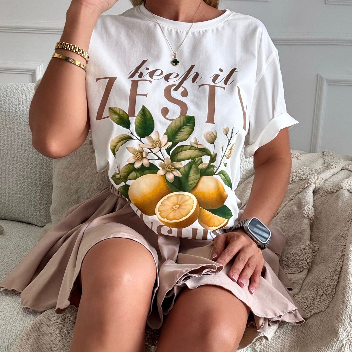 Oversized estampada