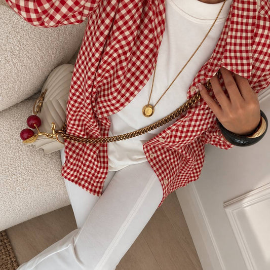 Camisa Cuadros Roja