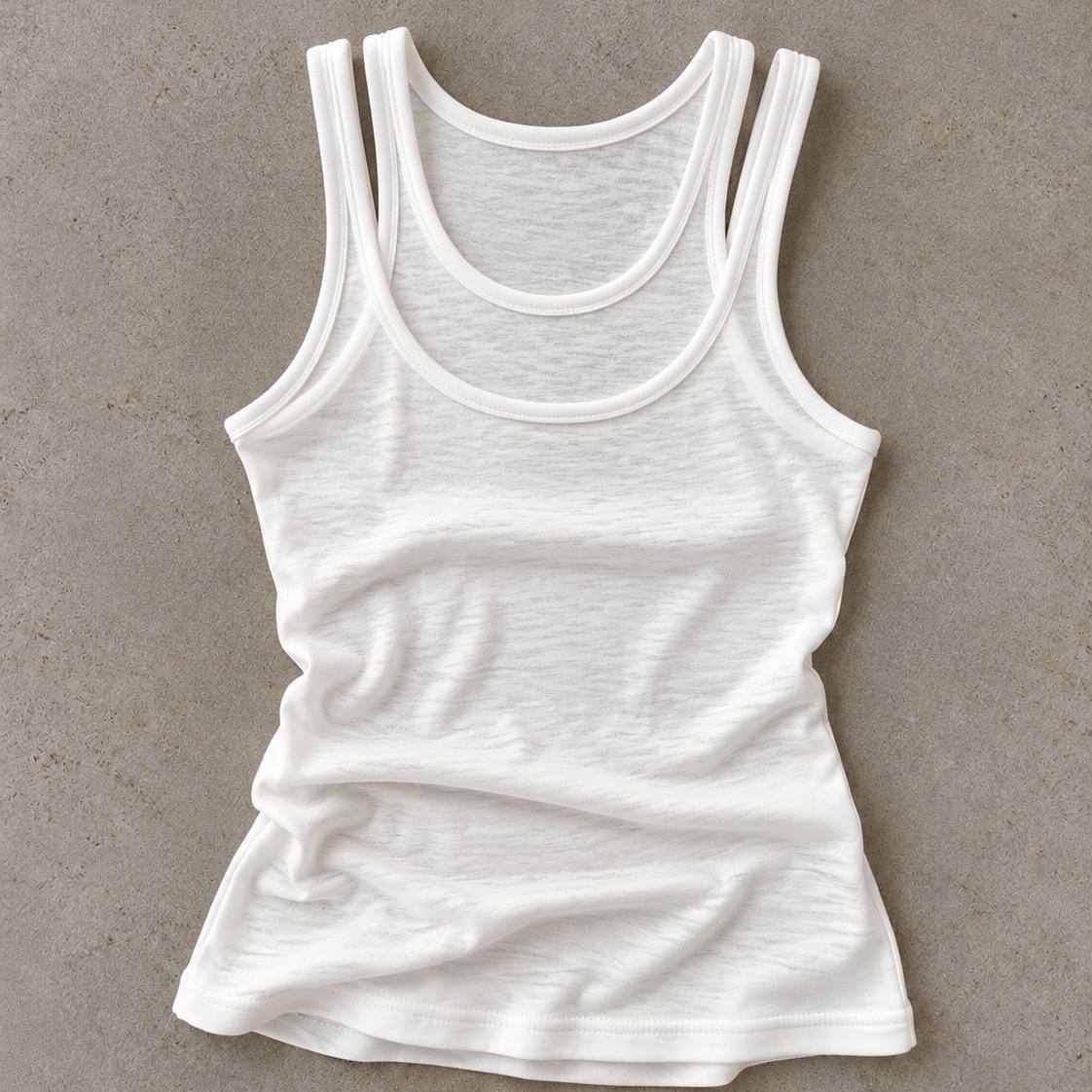 Camisilla Doble Blanco