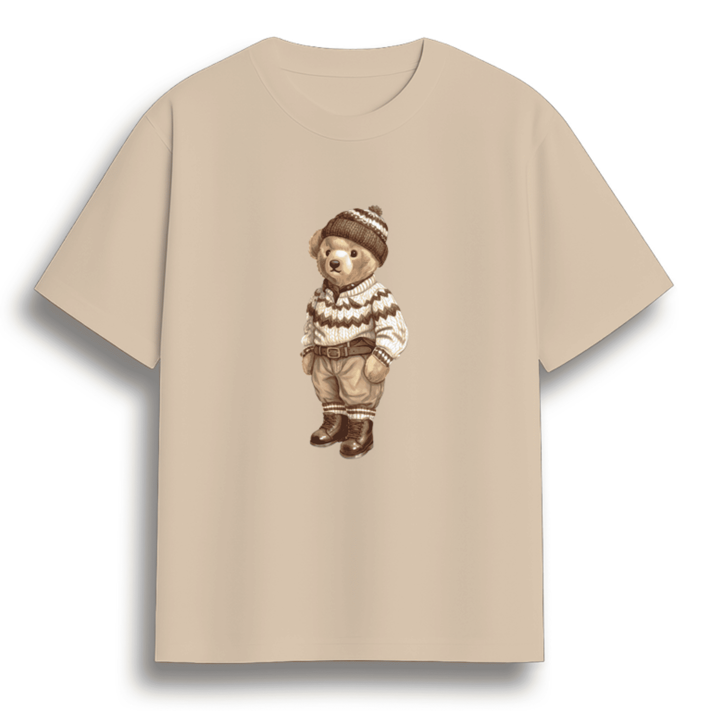 Oversized Premium Polo Nude
