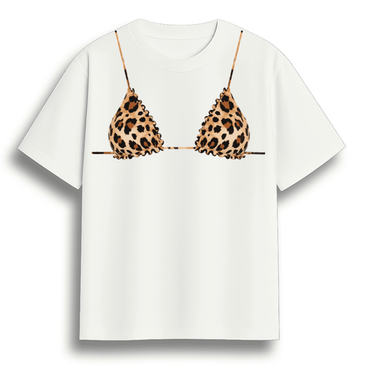 Oversized Bikini Animal Print