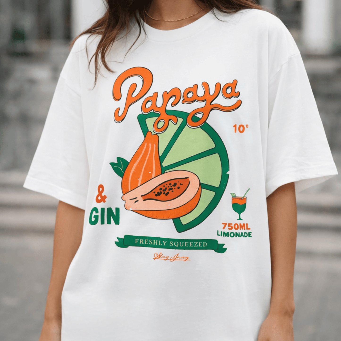 Oversized Premium Papaya