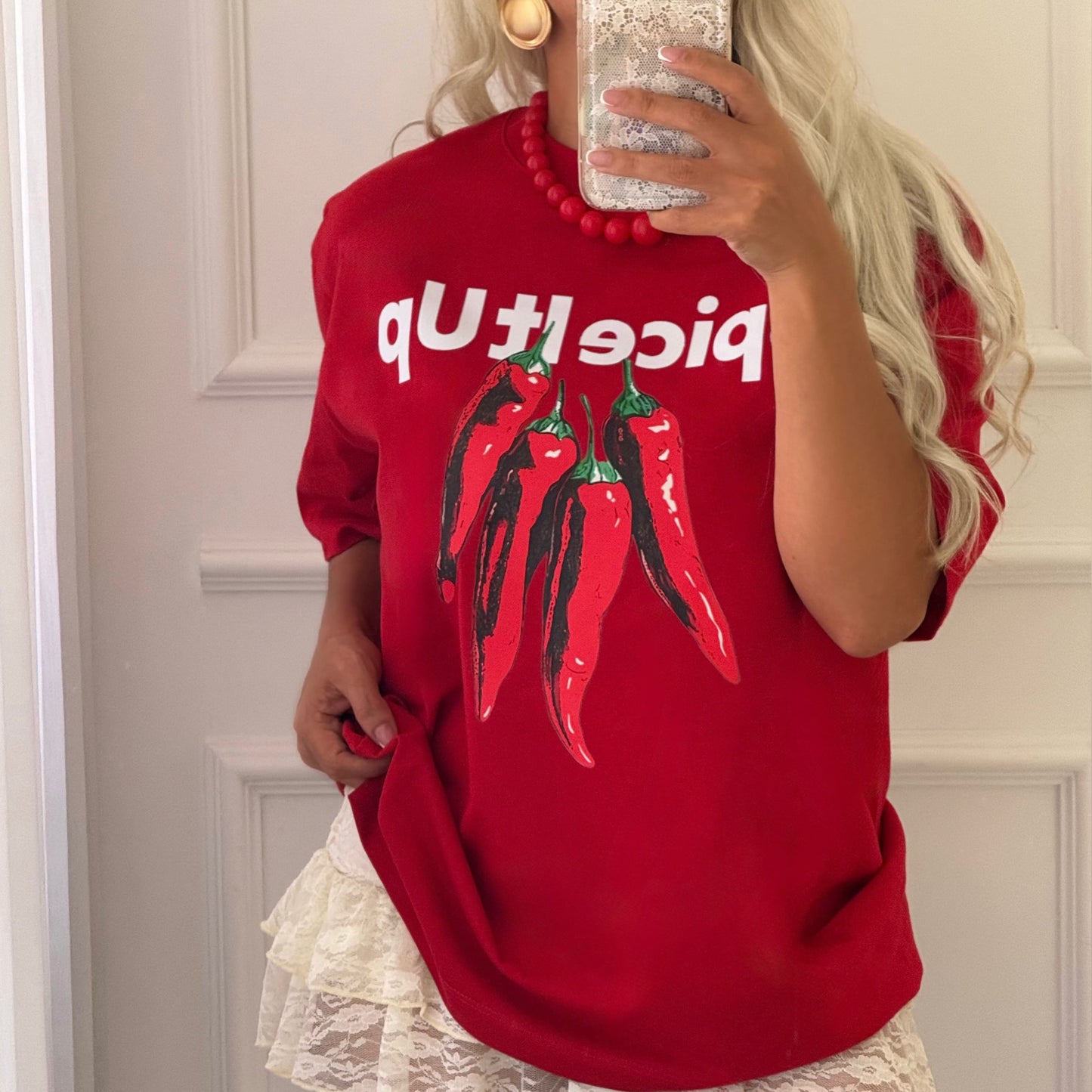 Oversized Spice Rojo