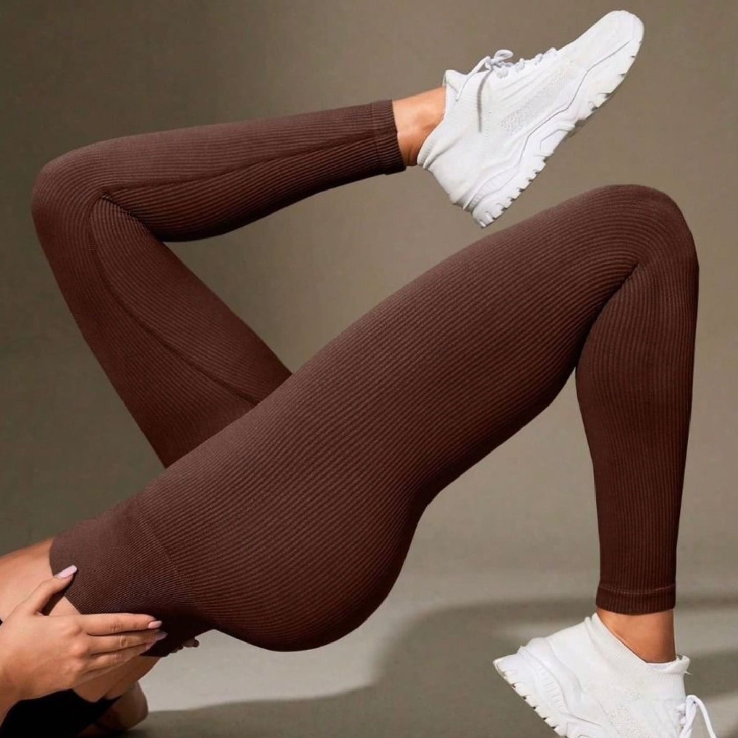 Legging rib licrado