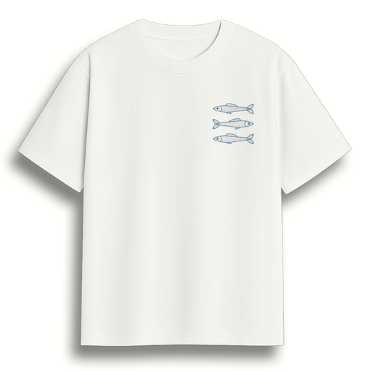 Oversized Fish bordado